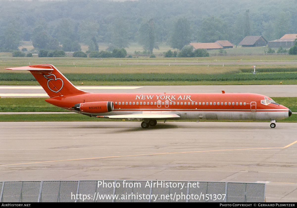 Aircraft Photo of N536TX | McDonnell Douglas DC-9-32 | New York Air | AirHistory.net #151307
