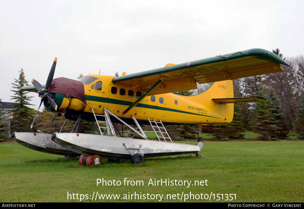 Aircraft Photo of C-FODJ | De Havilland Canada DHC-3/1000 Otter | Green Airways | AirHistory.net #151351