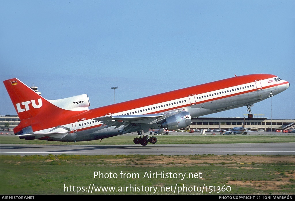 Aircraft Photo of D-AERY | Lockheed L-1011-385-1 TriStar 1 | LTU - Lufttransport-Unternehmen | AirHistory.net #151360