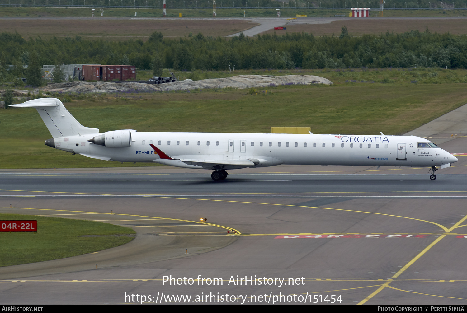 Aircraft Photo of EC-MLC | Bombardier CRJ-1000 (CL-600-2E25) | Croatia Airlines | AirHistory.net #151454