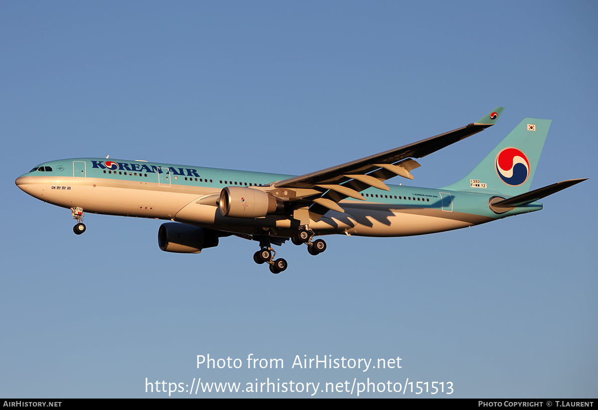 Aircraft Photo of F-WWYZ | Airbus A330-223 | Korean Air | AirHistory.net #151513