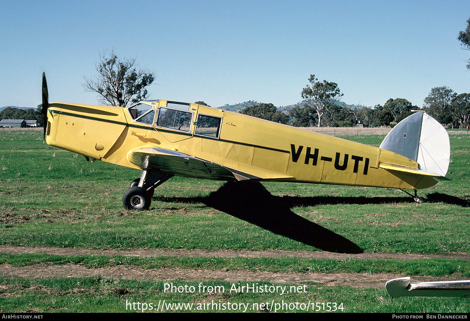 Aircraft Photo of VH-UTI | British Klemm BK.1 Eagle 2 | AirHistory.net #151534