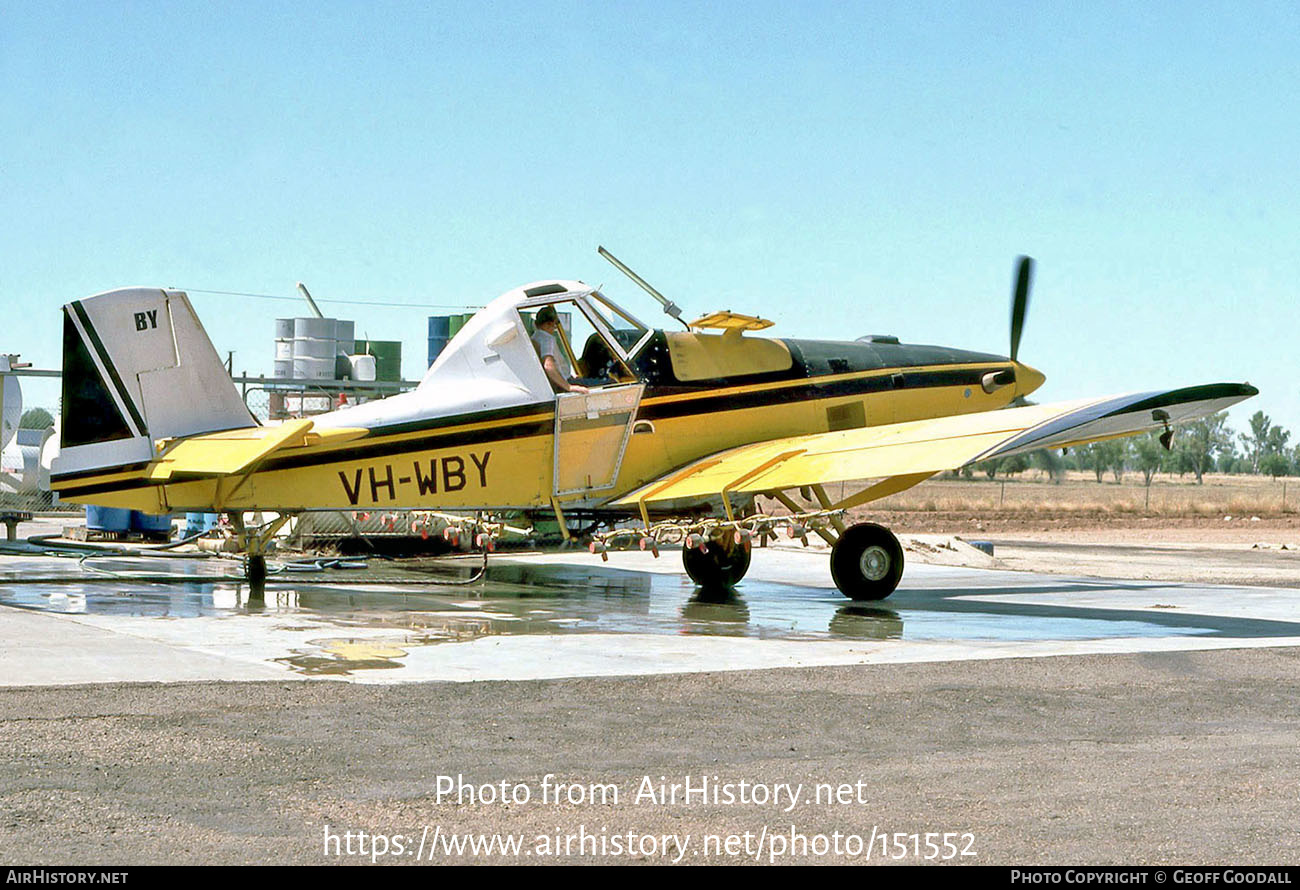 Aircraft Photo of VH-WBY | Ayres S2R-T15 Turbo Thrush | AirHistory.net #151552