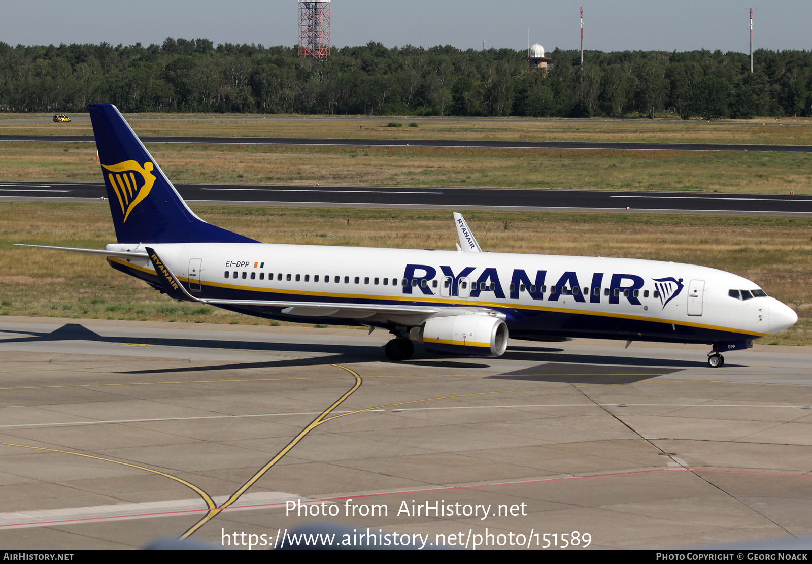 Aircraft Photo of EI-DPP | Boeing 737-8AS | Ryanair | AirHistory.net #151589