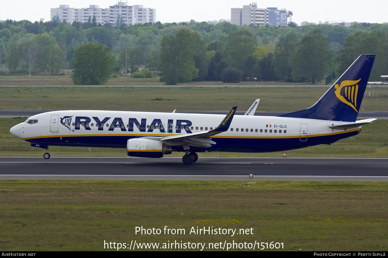 Aircraft Photo of EI-DLD | Boeing 737-8AS | Ryanair | AirHistory.net #151601