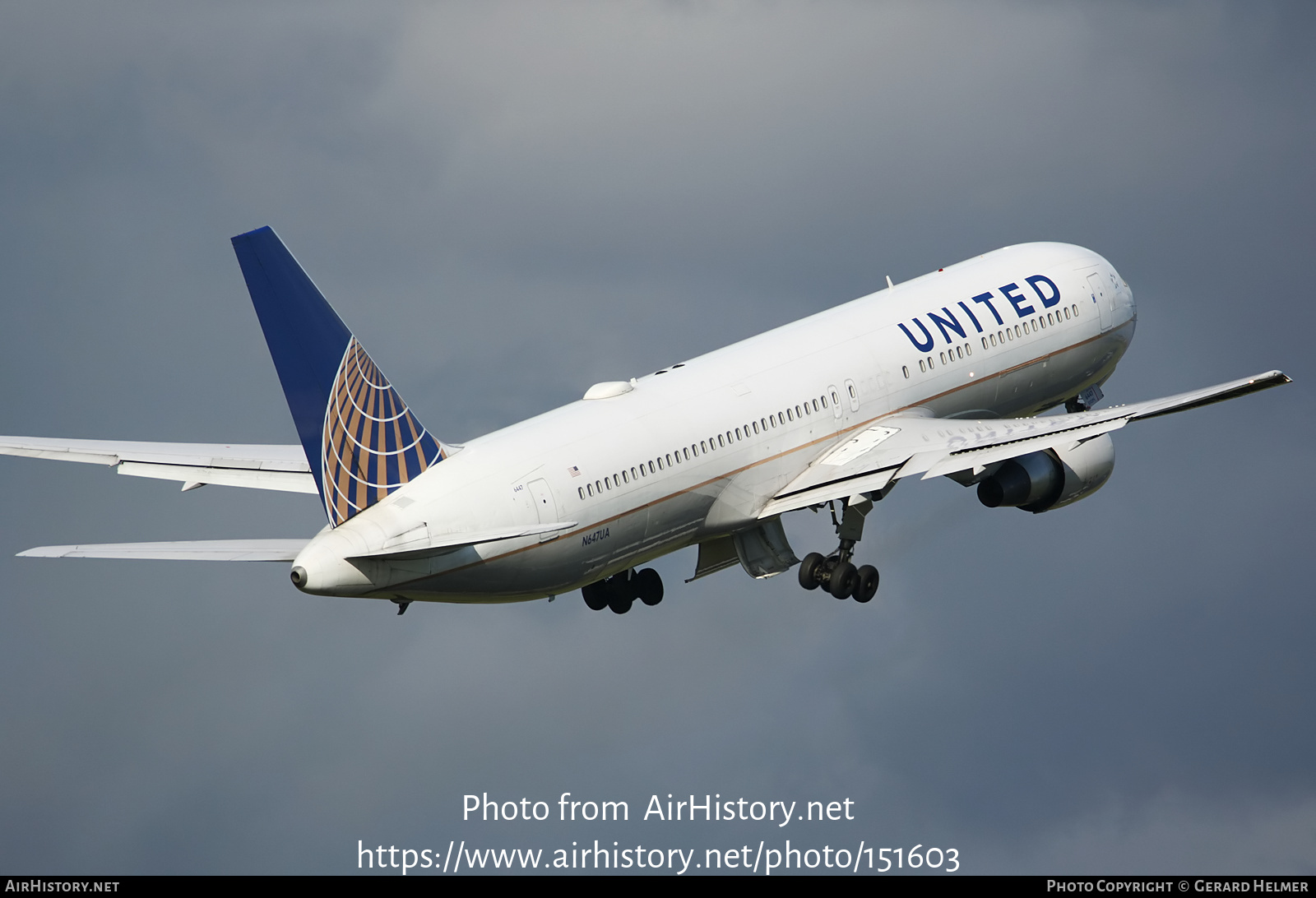 Aircraft Photo of N647UA | Boeing 767-322/ER | United Airlines | AirHistory.net #151603