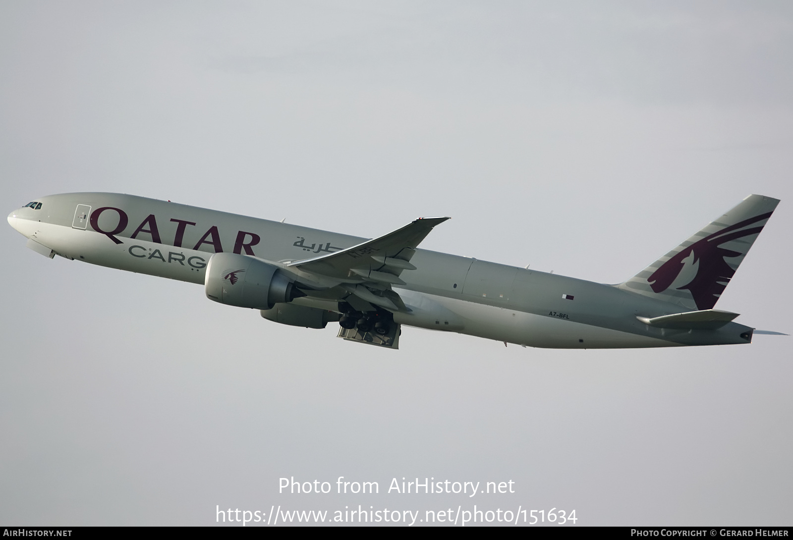 Aircraft Photo of A7-BFL | Boeing 777-F | Qatar Airways Cargo | AirHistory.net #151634