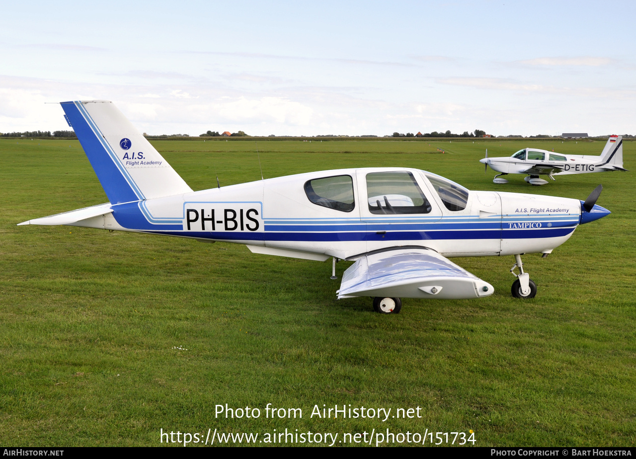 Aircraft Photo of PH-BIS | Socata TB-9C Tampico Club | A.I.S. Flight Academy | AirHistory.net #151734