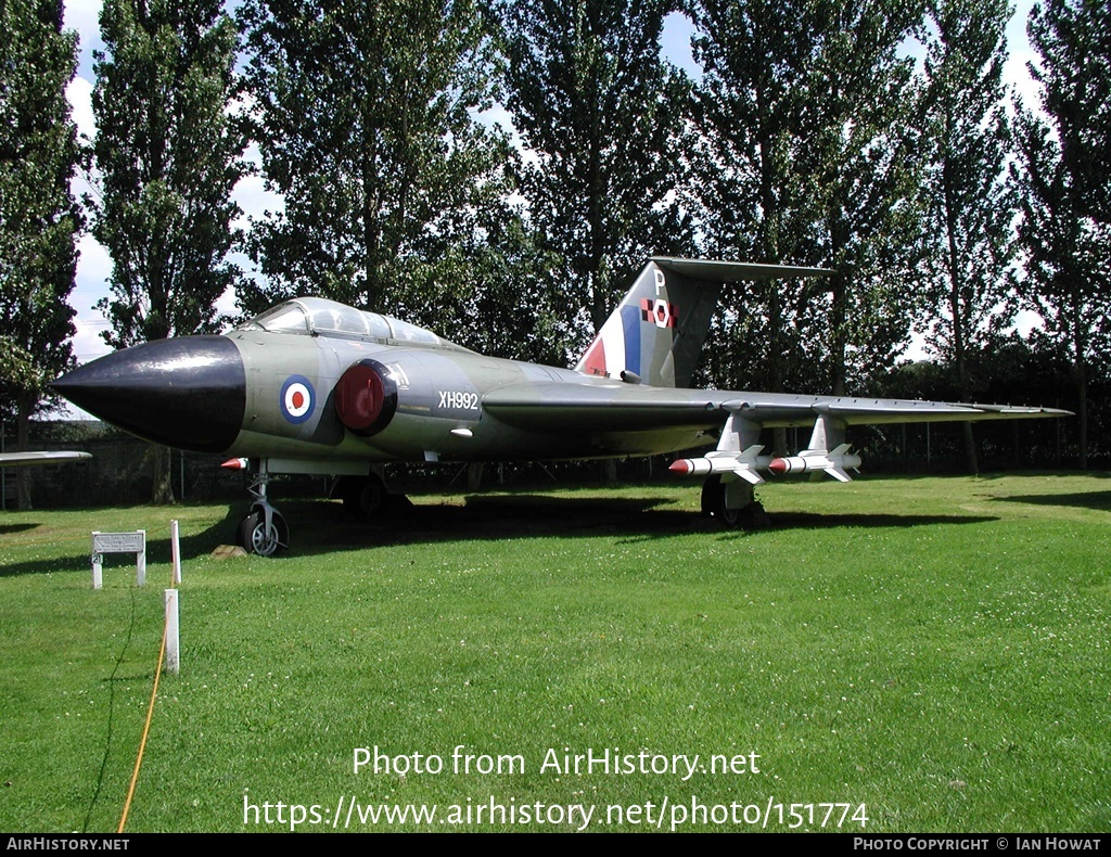 Aircraft Photo of XH992 | Gloster Javelin FAW8 | UK - Air Force | AirHistory.net #151774