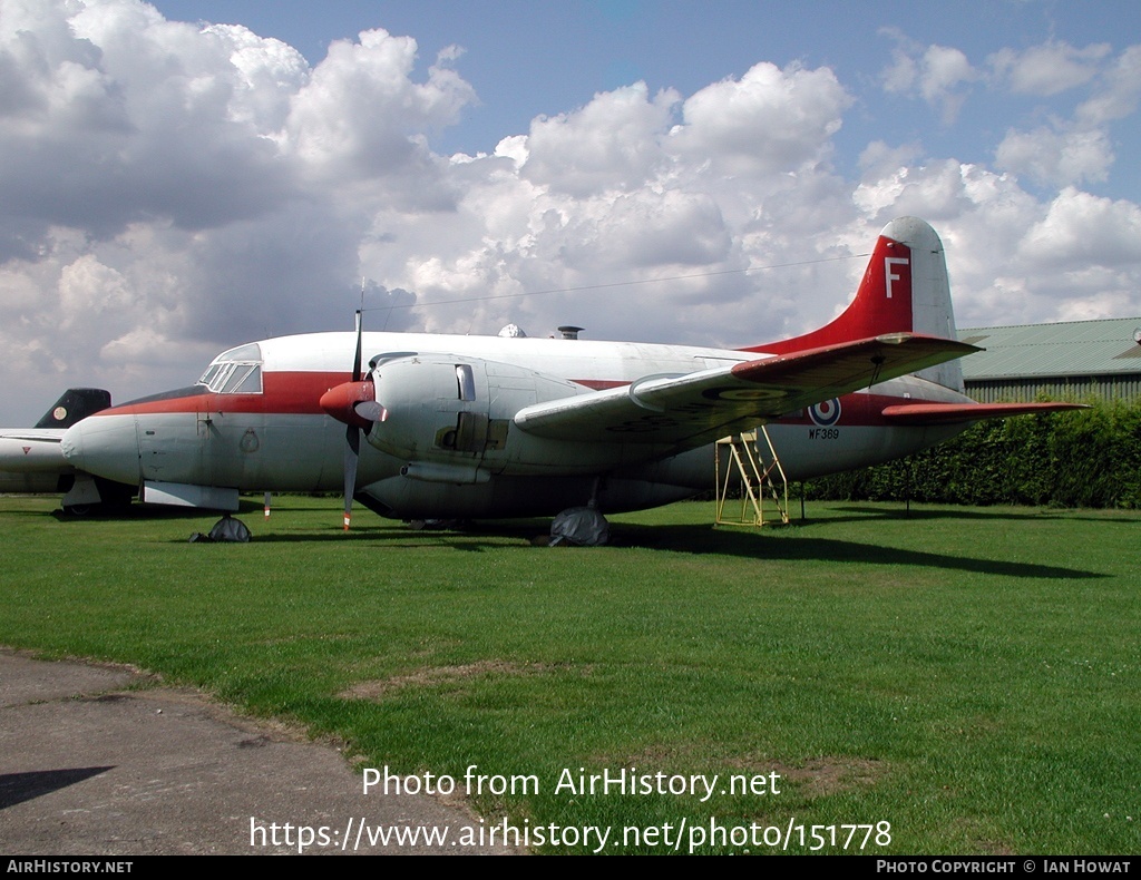 Aircraft Photo of WF369 | Vickers 668 Varsity T.1 | UK - Air Force | AirHistory.net #151778