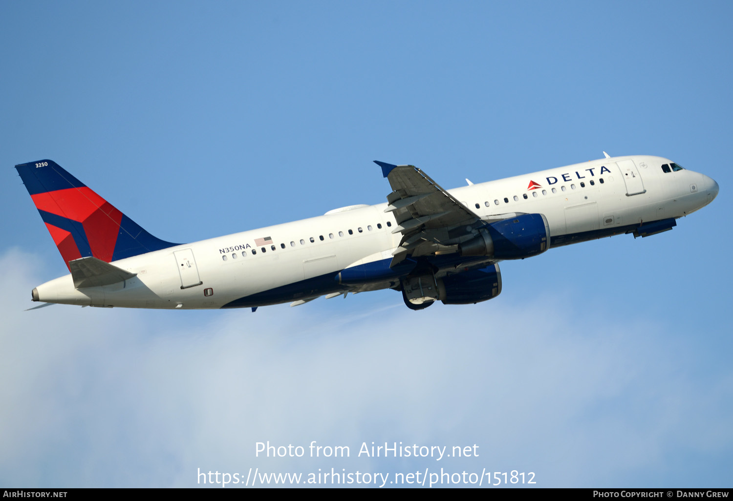 Aircraft Photo of N350NA | Airbus A320-212 | Delta Air Lines | AirHistory.net #151812