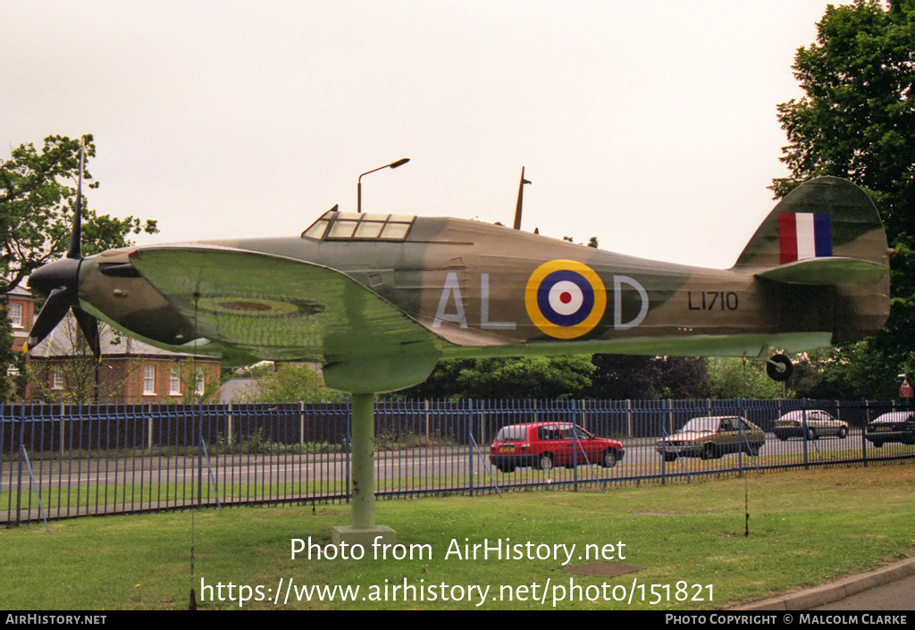 Aircraft Photo of L1710 | Hawker Hurricane (model) | UK - Air Force | AirHistory.net #151821