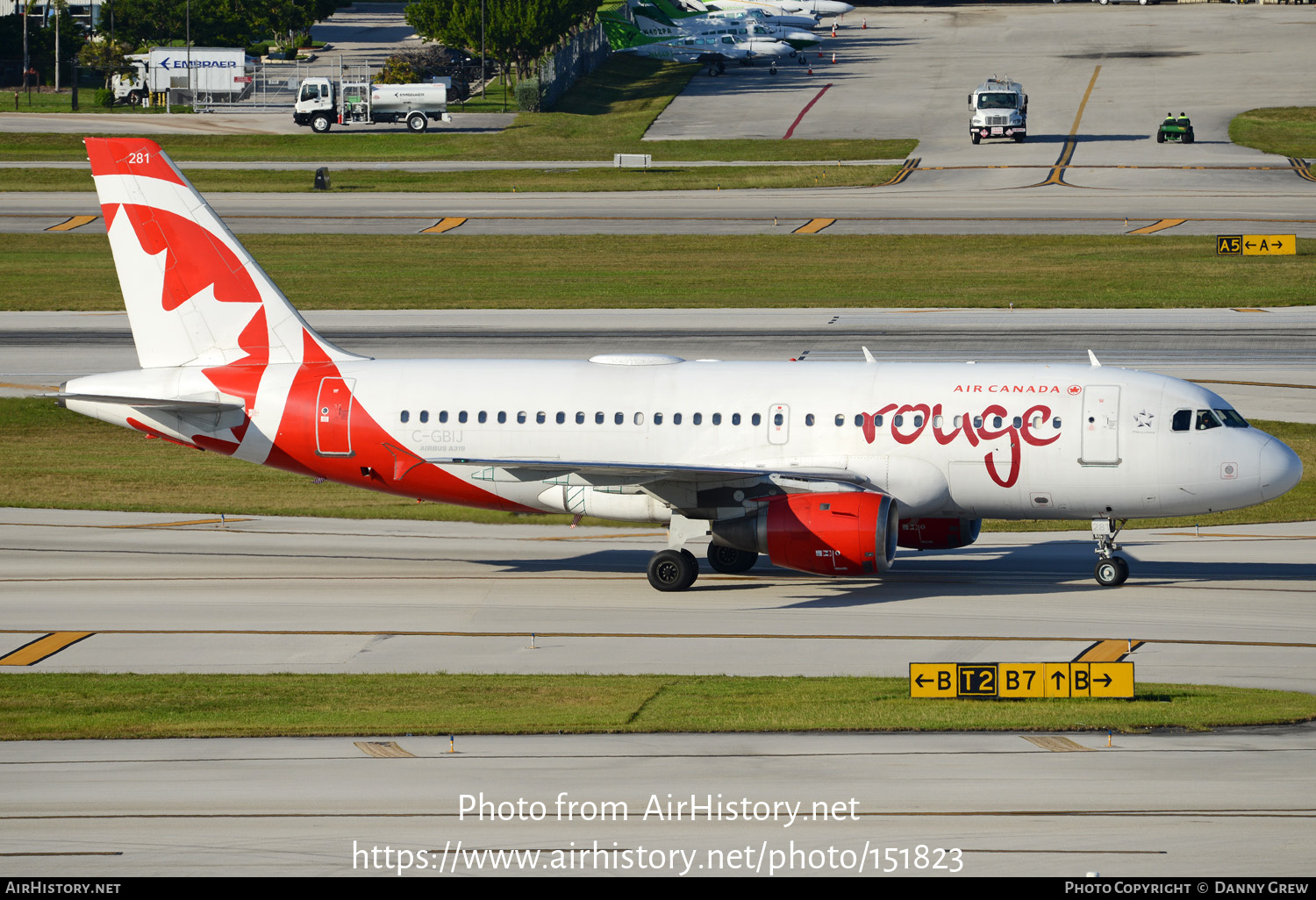 Aircraft Photo of C-GBIJ | Airbus A319-114 | Air Canada Rouge | AirHistory.net #151823