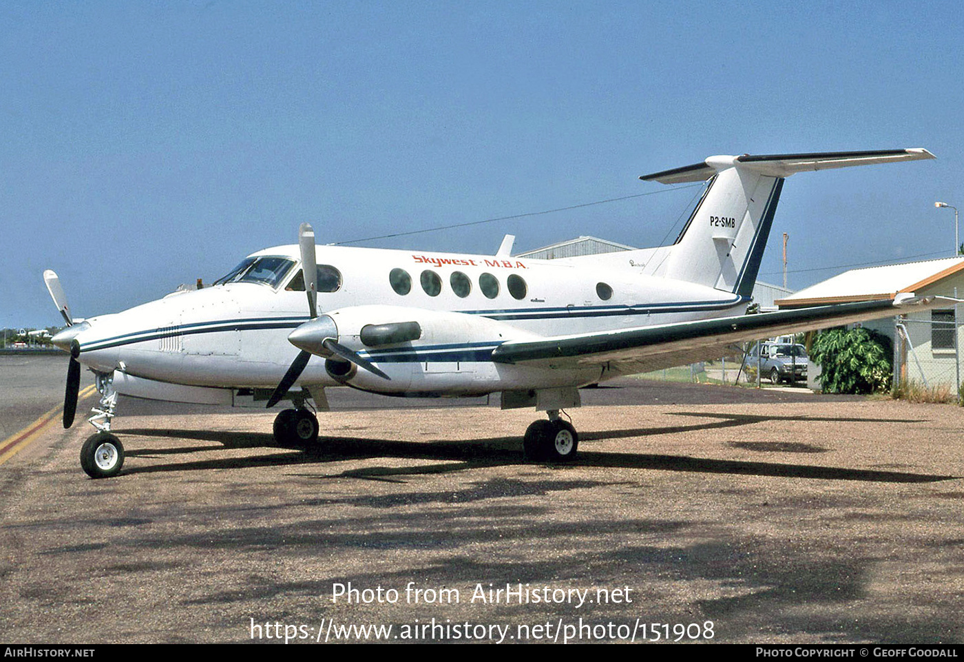 Aircraft Photo of P2-SMB | Beech 200 Super King Air | MBA - Milne Bay Airlines | AirHistory.net #151908