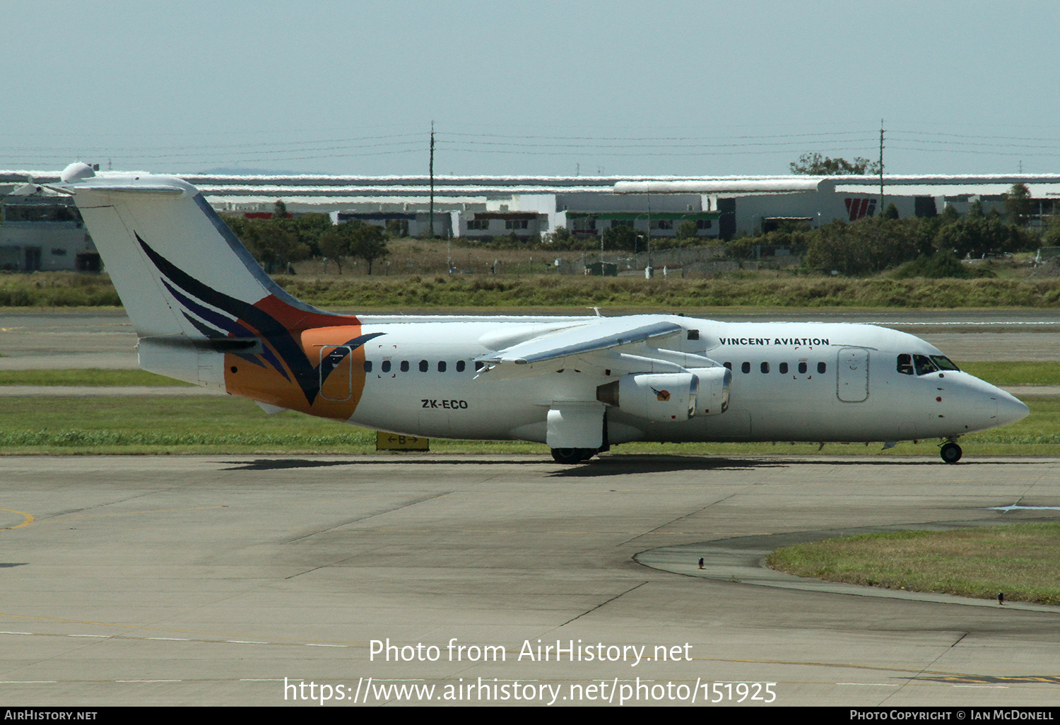 Aircraft Photo of ZK-ECO | British Aerospace BAe-146-200 | Vincent Aviation | AirHistory.net #151925