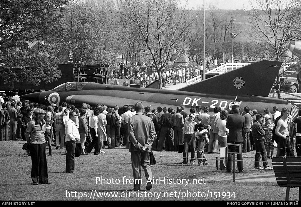 Aircraft Photo of DK-206 | Saab J35BS Draken | Finland - Air Force | AirHistory.net #151934