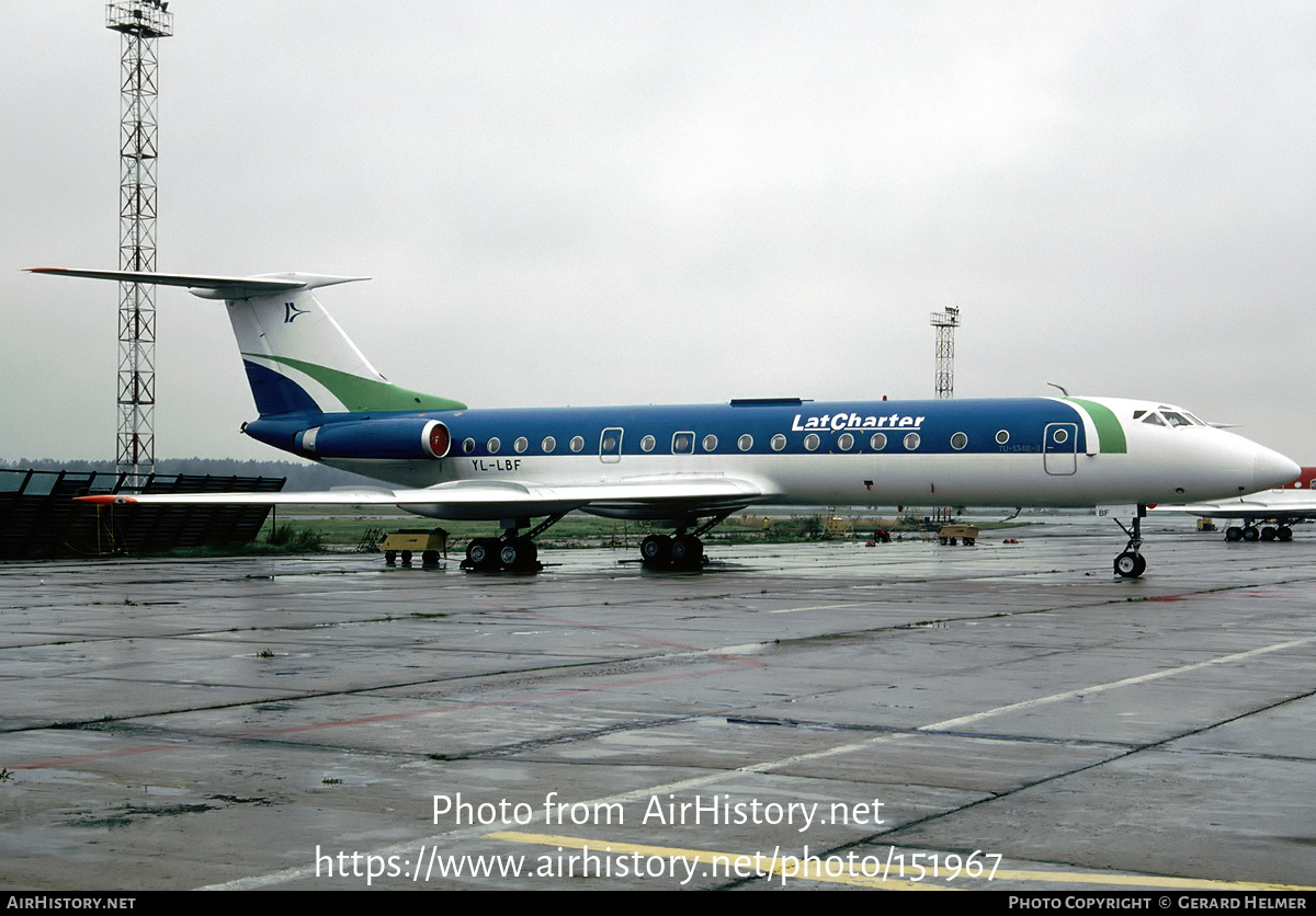 Aircraft Photo of YL-LBF | Tupolev Tu-134B-3 | LatCharter Airlines | AirHistory.net #151967