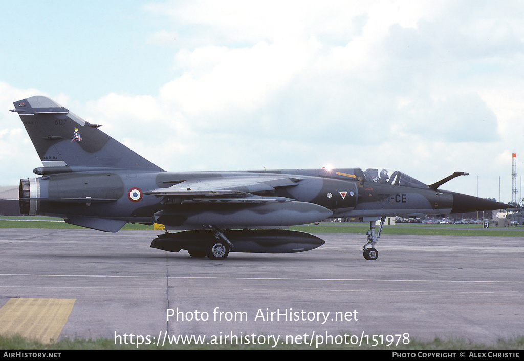 Aircraft Photo of 607 | Dassault Mirage F1CR | France - Air Force | AirHistory.net #151978