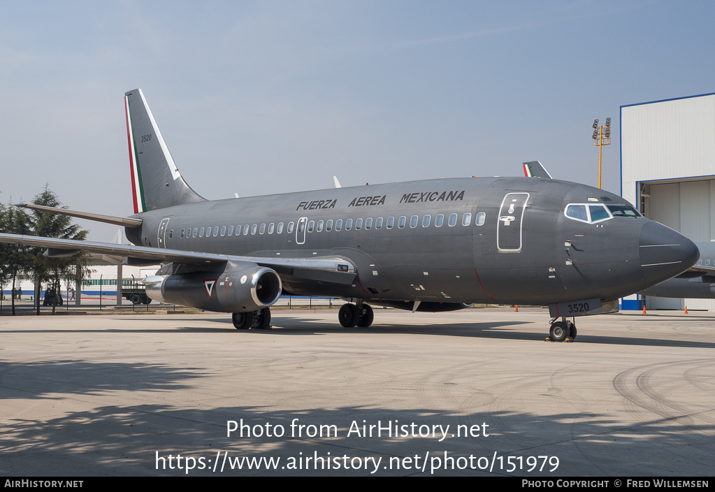 Aircraft Photo of 3520 | Boeing 737-2B7/Adv | Mexico - Air Force | AirHistory.net #151979