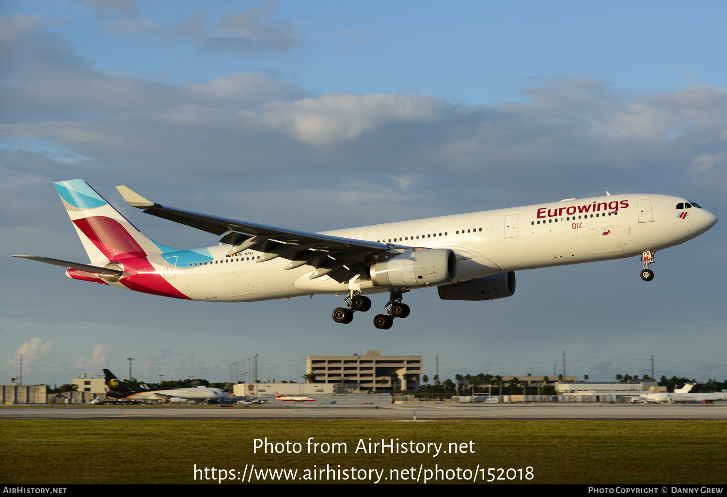 Aircraft Photo of OO-SFB | Airbus A330-342 | Eurowings | AirHistory.net #152018