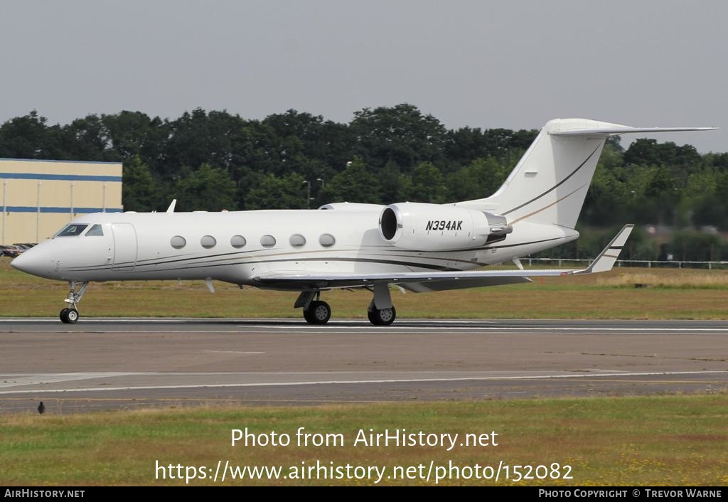 Aircraft Photo of N394AK | Gulfstream Aerospace G-IV Gulfstream IV-SP | AirHistory.net #152082