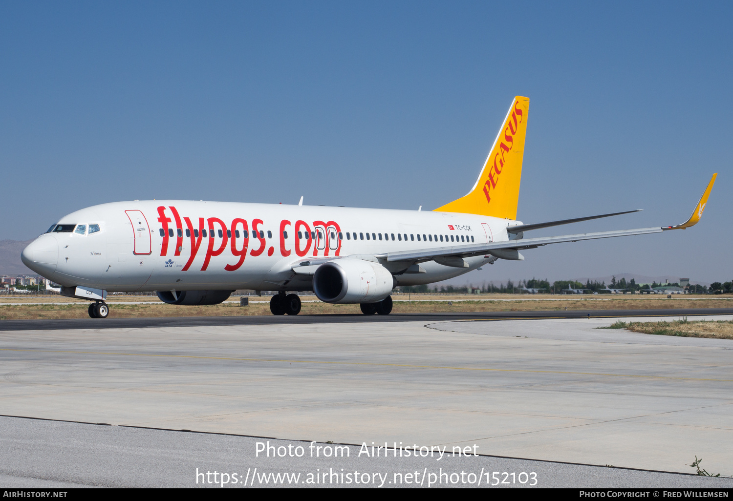 Aircraft Photo of TC-CCK | Boeing 737-82R | Pegasus Airlines | AirHistory.net #152103