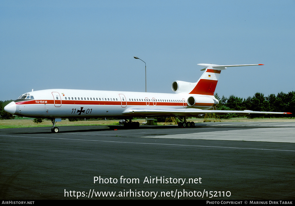 Aircraft Photo of 1101 | Tupolev Tu-154M | Germany - Air Force | AirHistory.net #152110