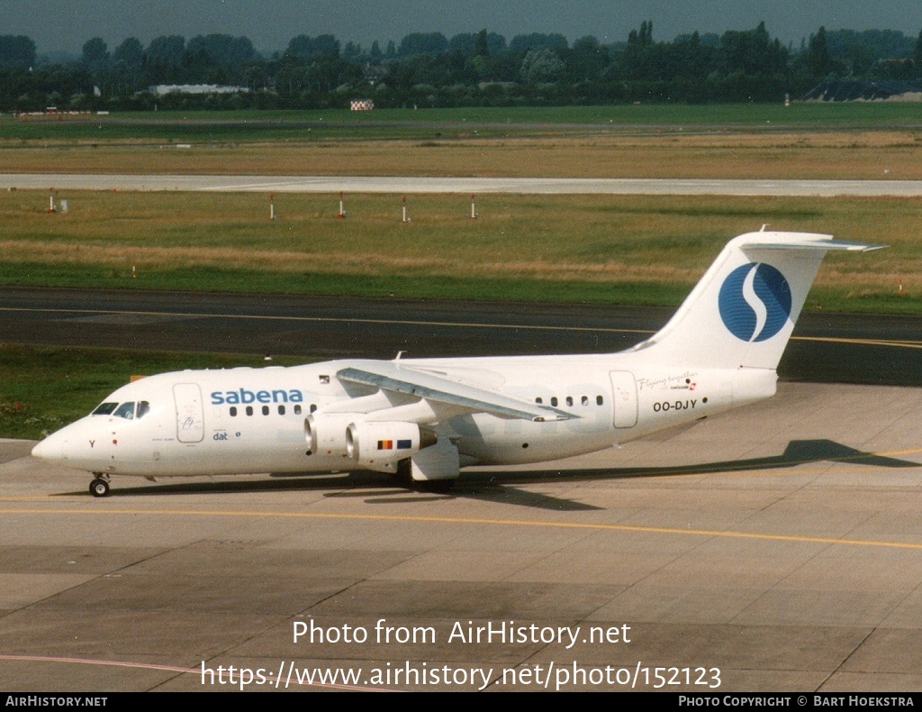 Aircraft Photo of OO-DJY | British Aerospace Avro 146-RJ85 | Sabena | AirHistory.net #152123