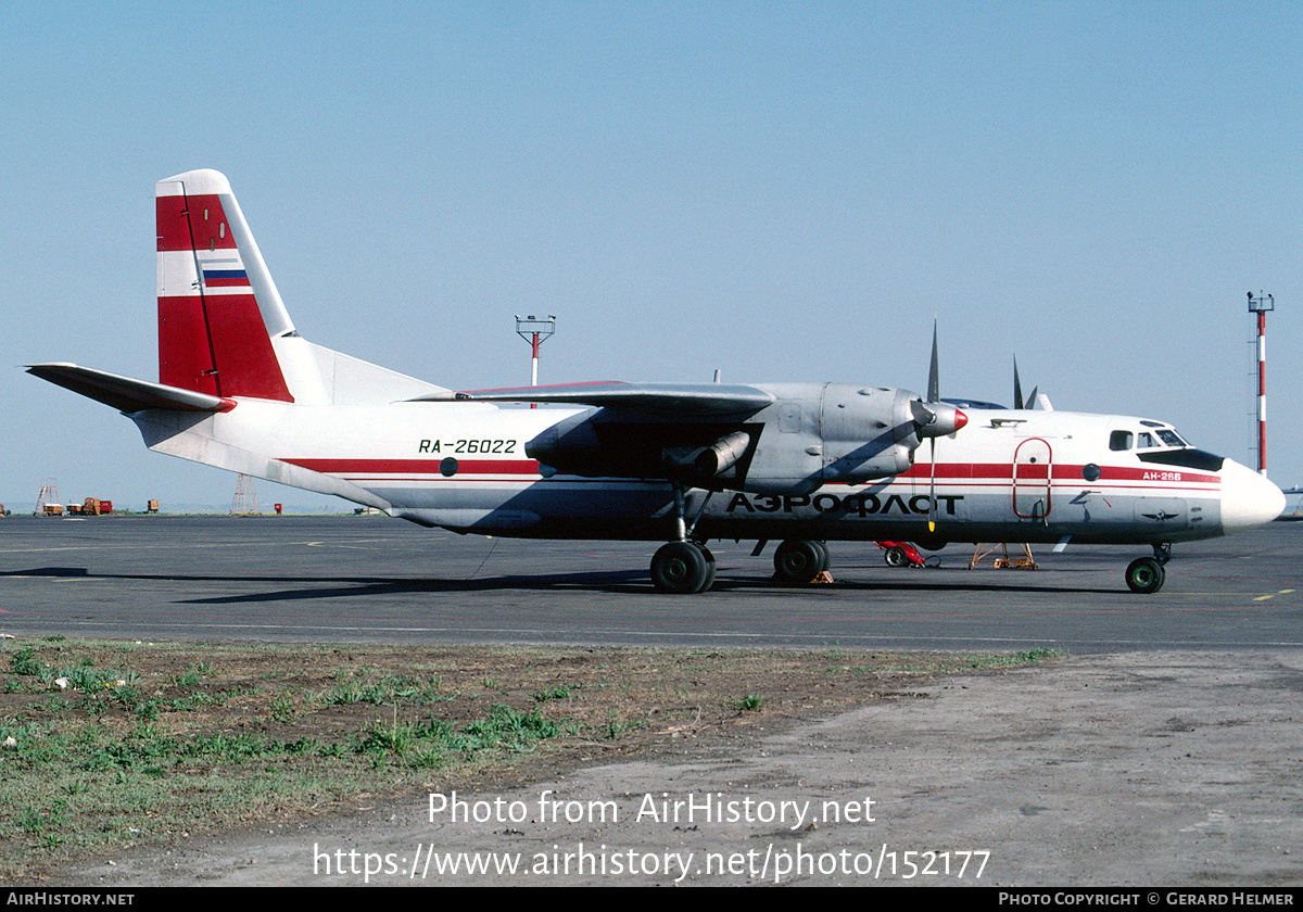 Aircraft Photo of RA-26022 | Antonov An-26B | Aeroflot | AirHistory.net #152177