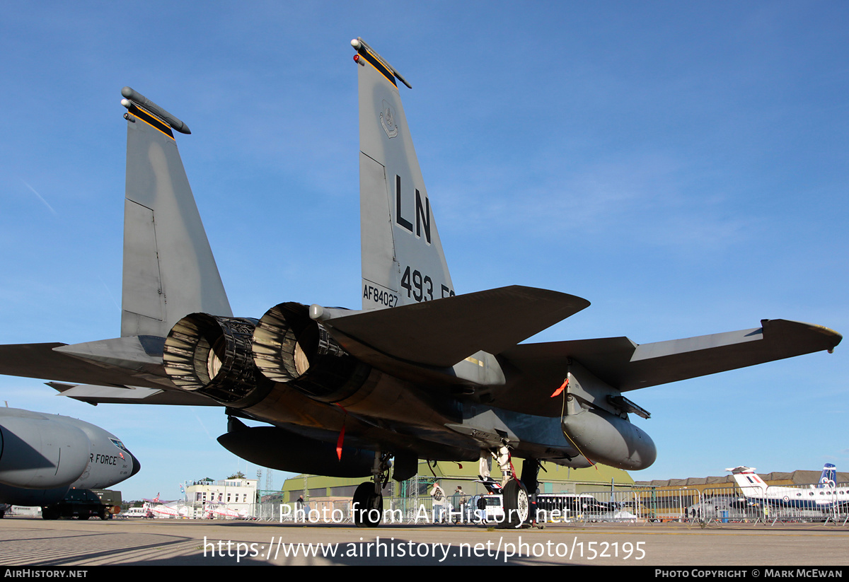 Aircraft Photo of 84-0027 / AF84-027 | McDonnell Douglas F-15C Eagle | USA - Air Force | AirHistory.net #152195