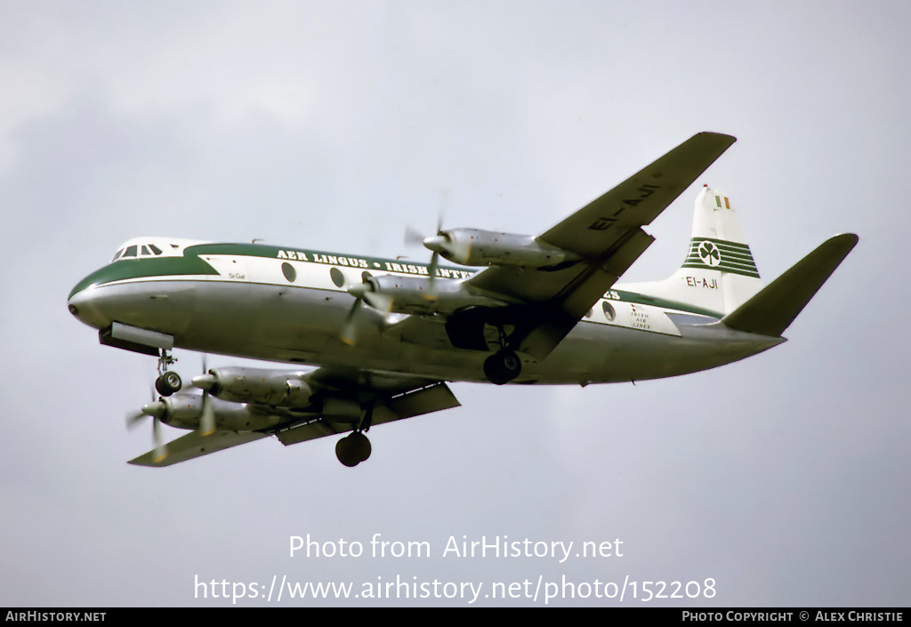 Aircraft Photo of EI-AJI | Vickers 808 Viscount | Aer Lingus - Irish International Airlines | AirHistory.net #152208