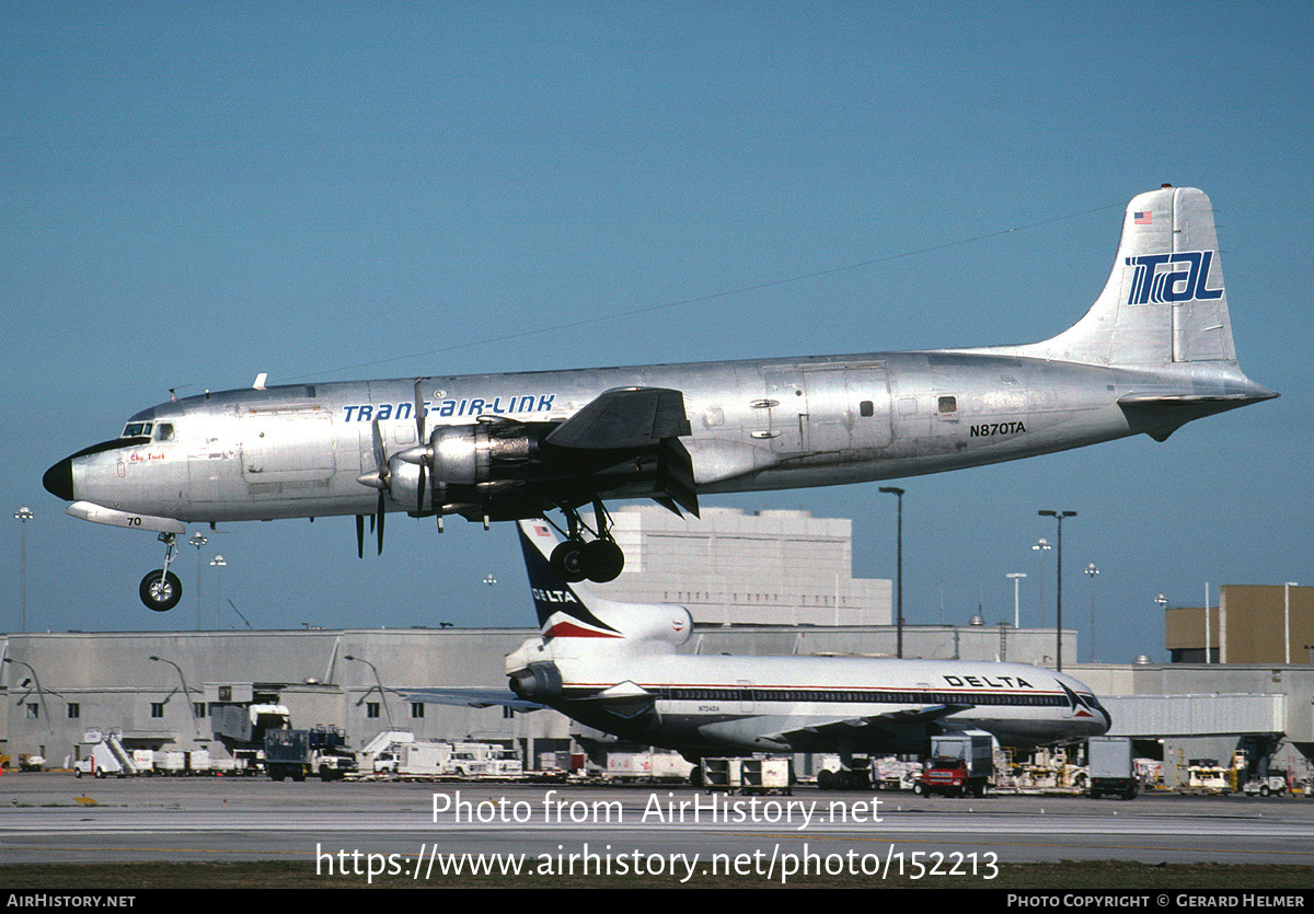 Aircraft Photo of N870TA | Douglas DC-6A | Trans-Air-Link - TAL | AirHistory.net #152213