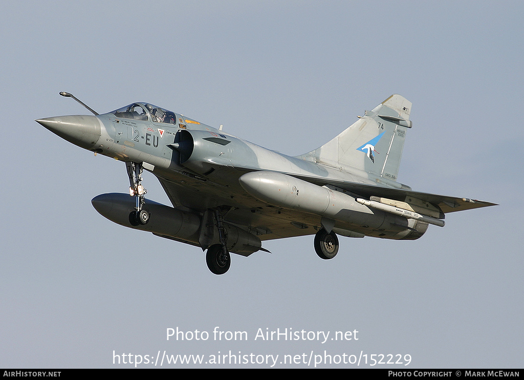 Aircraft Photo of 74 | Dassault Mirage 2000-5F | France - Air Force | AirHistory.net #152229