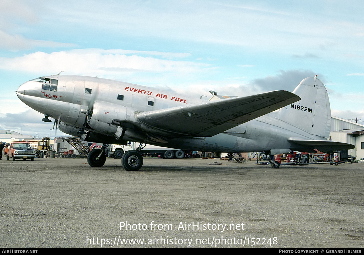 Aircraft Photo of N1822M | Curtiss C-46F Commando | Everts Air Fuel | AirHistory.net #152248
