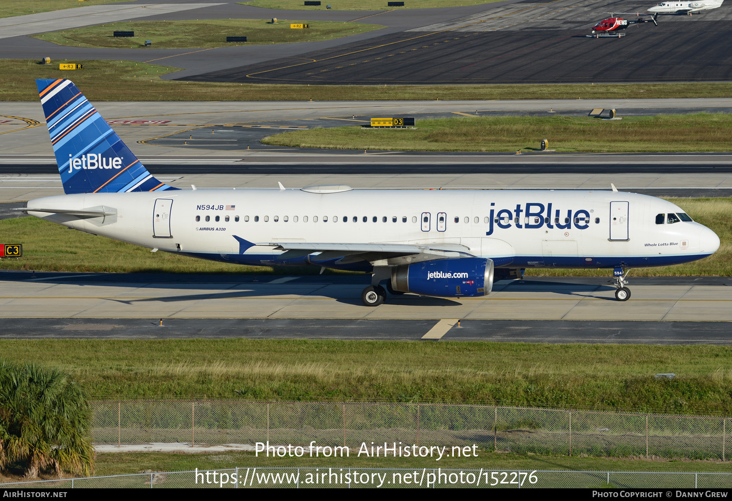 Aircraft Photo of N594JB | Airbus A320-232 | JetBlue Airways | AirHistory.net #152276