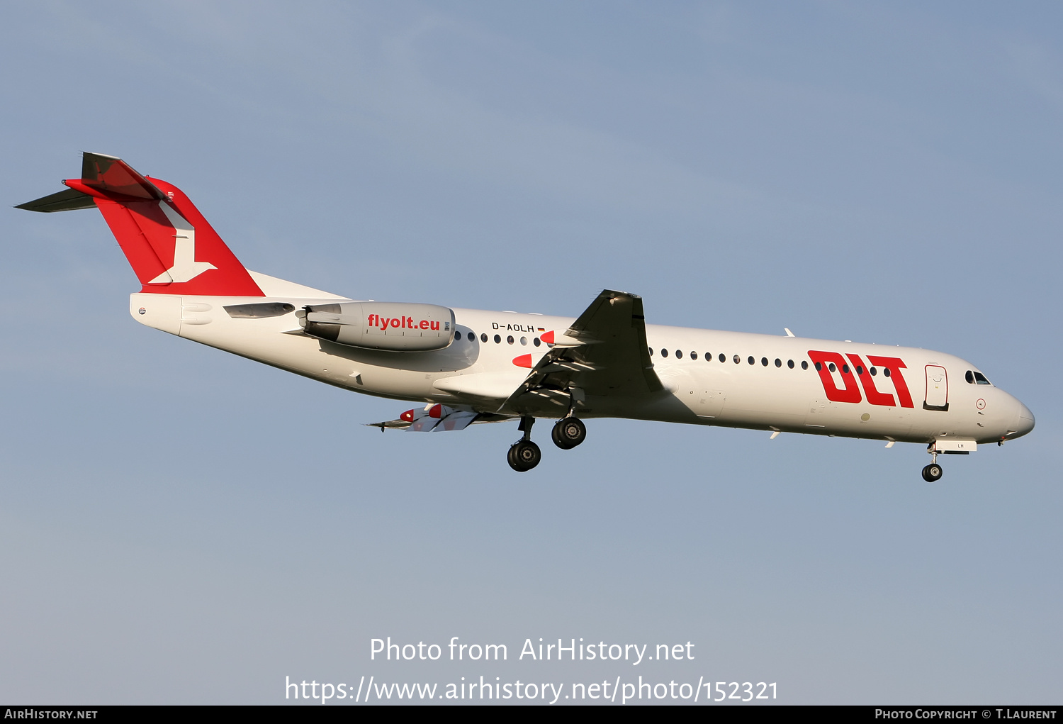 Aircraft Photo of D-AOLH | Fokker 100 (F28-0100) | OLT - Ostfriesische Lufttransport | AirHistory.net #152321