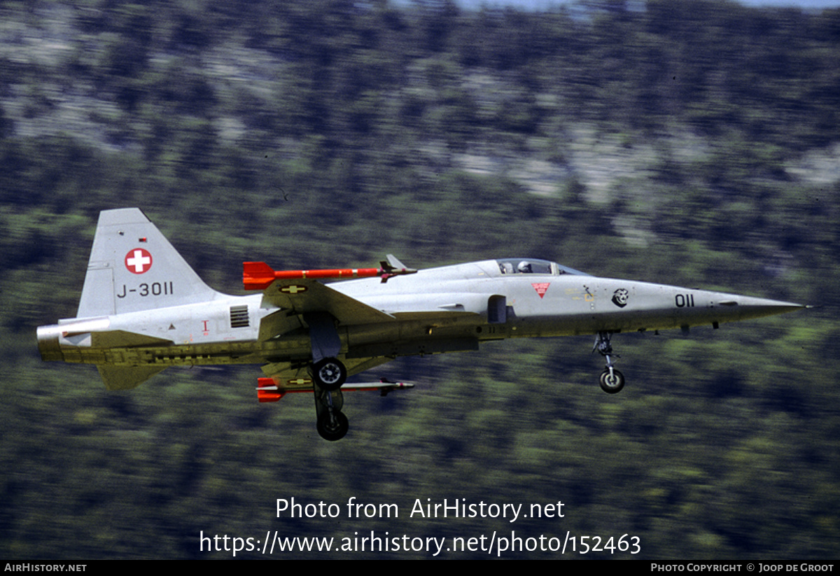 Aircraft Photo of J-3011 | Northrop F-5E Tiger II | Switzerland - Air Force | AirHistory.net #152463