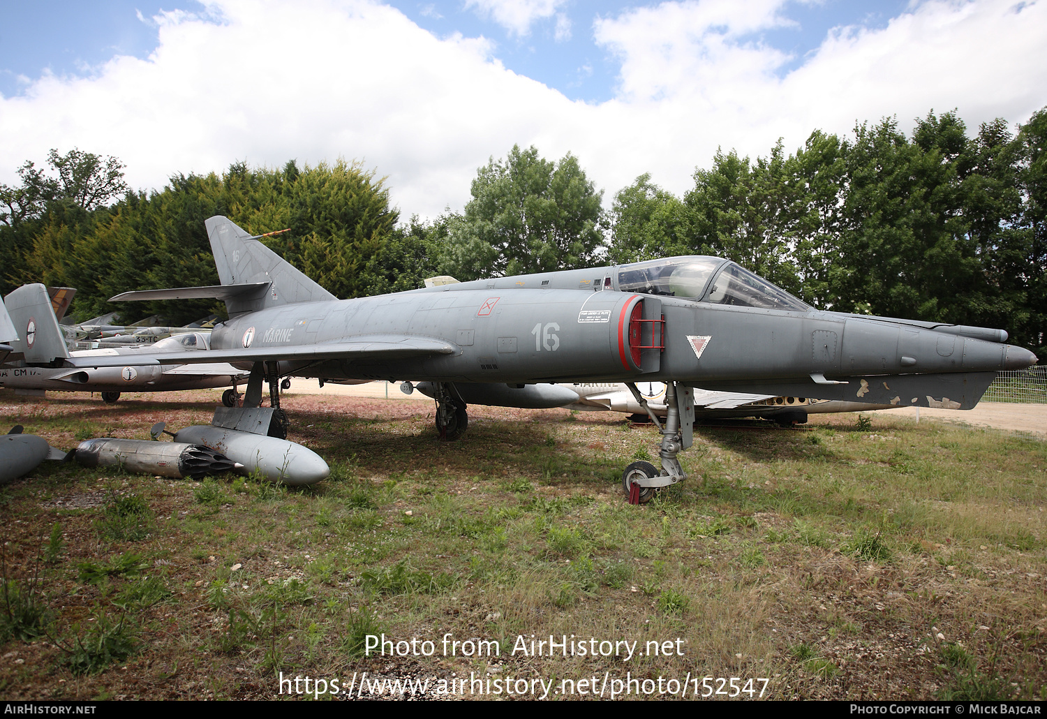 Aircraft Photo of 16 | Dassault Etendard IVM | France - Navy | AirHistory.net #152547