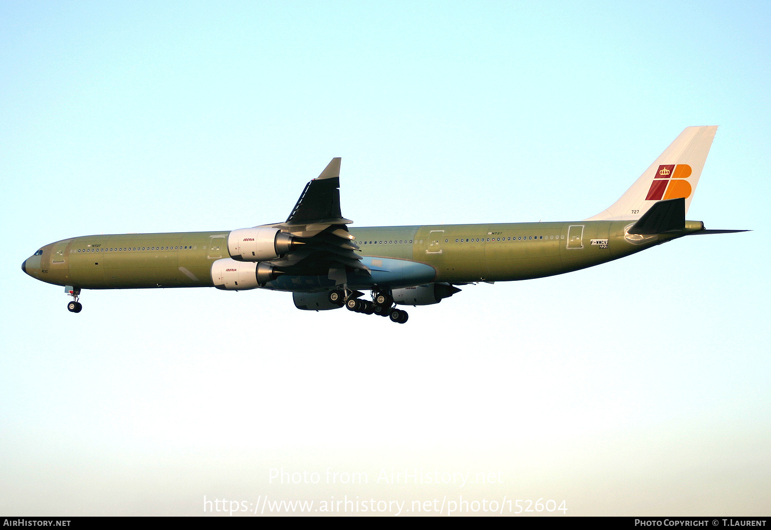 Aircraft Photo of F-WWCV | Airbus A340-642 | Iberia | AirHistory.net #152604