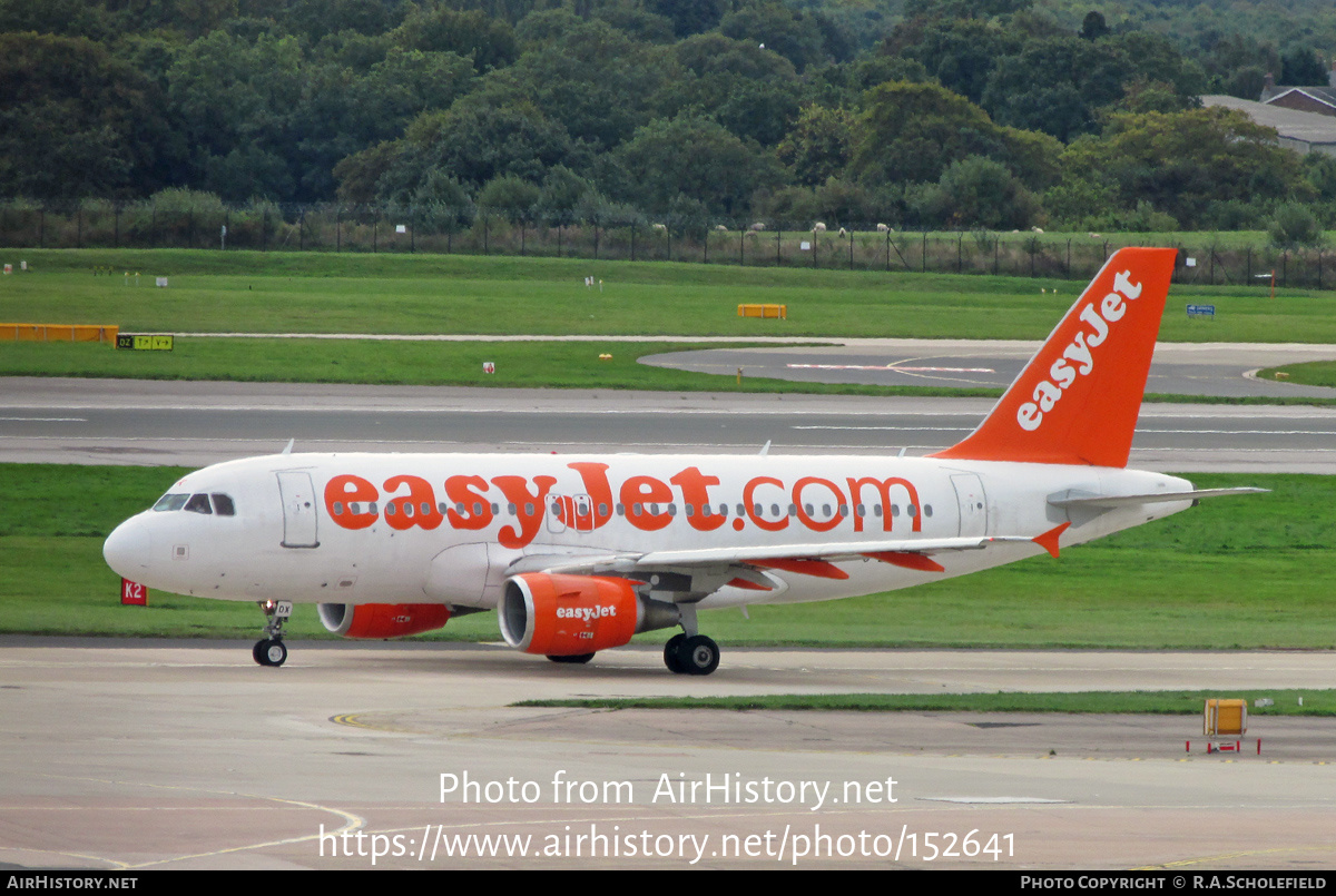 Aircraft Photo of G-EZDX | Airbus A319-111 | EasyJet | AirHistory.net #152641