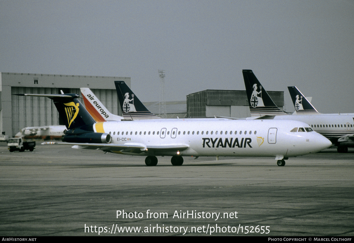 Aircraft Photo of EI-CIC | BAC 111-501EX One-Eleven | Ryanair | AirHistory.net #152655