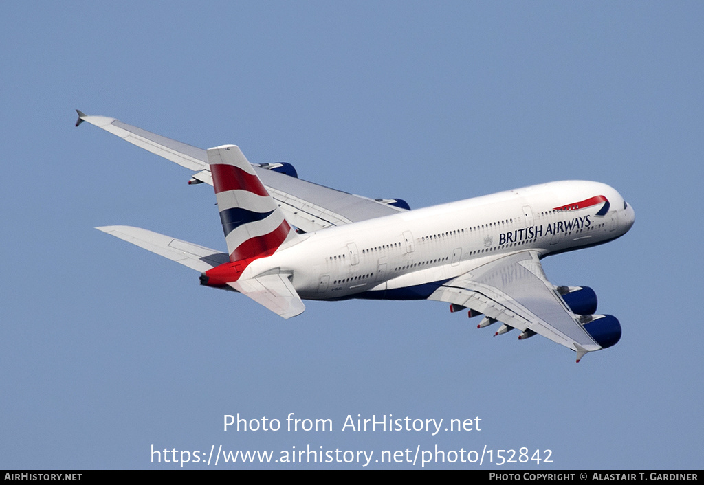 Aircraft Photo of G-XLEL | Airbus A380-841 | British Airways | AirHistory.net #152842