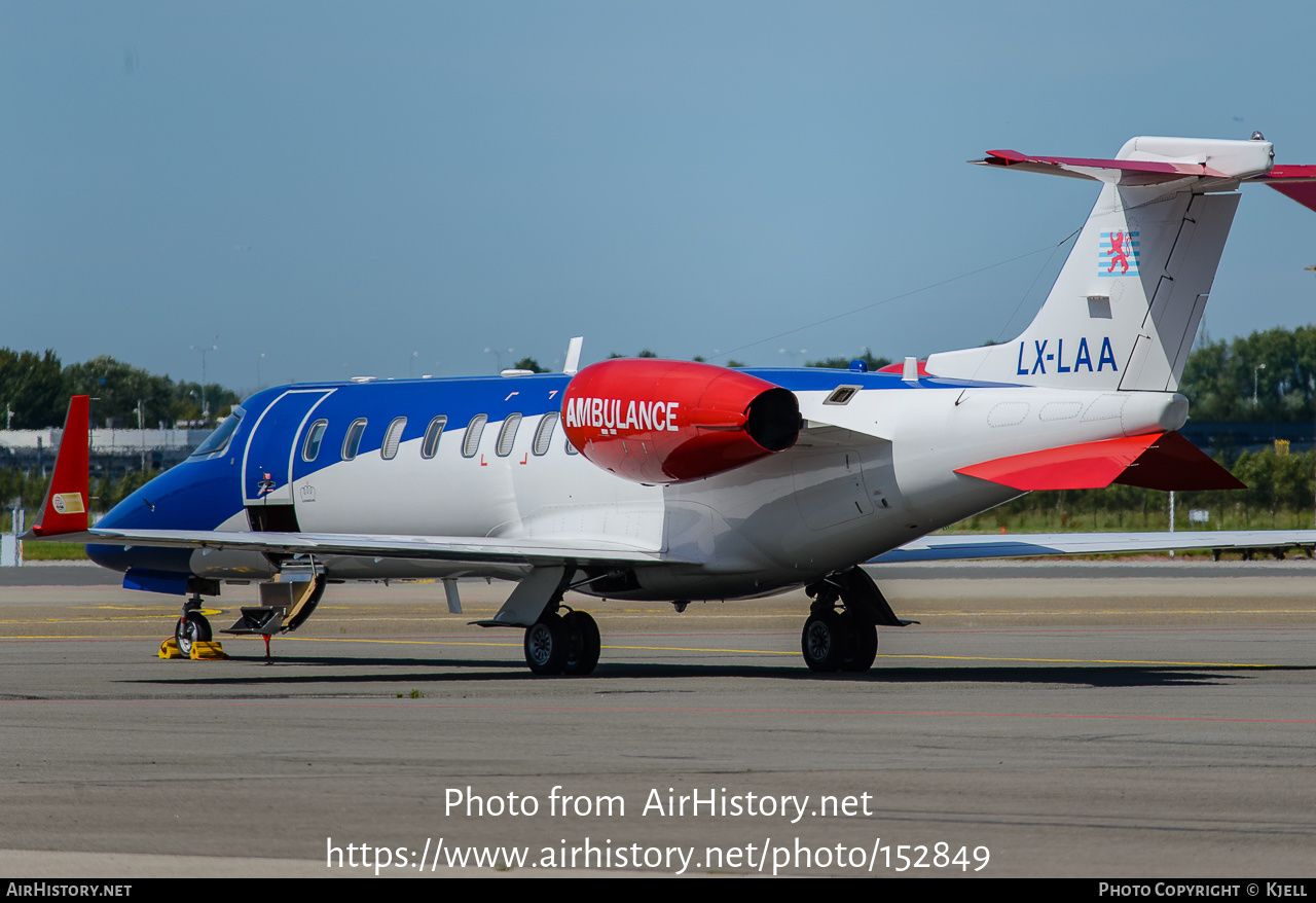 Aircraft Photo of LX-LAA | Learjet 45 | LAR - Luxembourg Air Rescue | AirHistory.net #152849