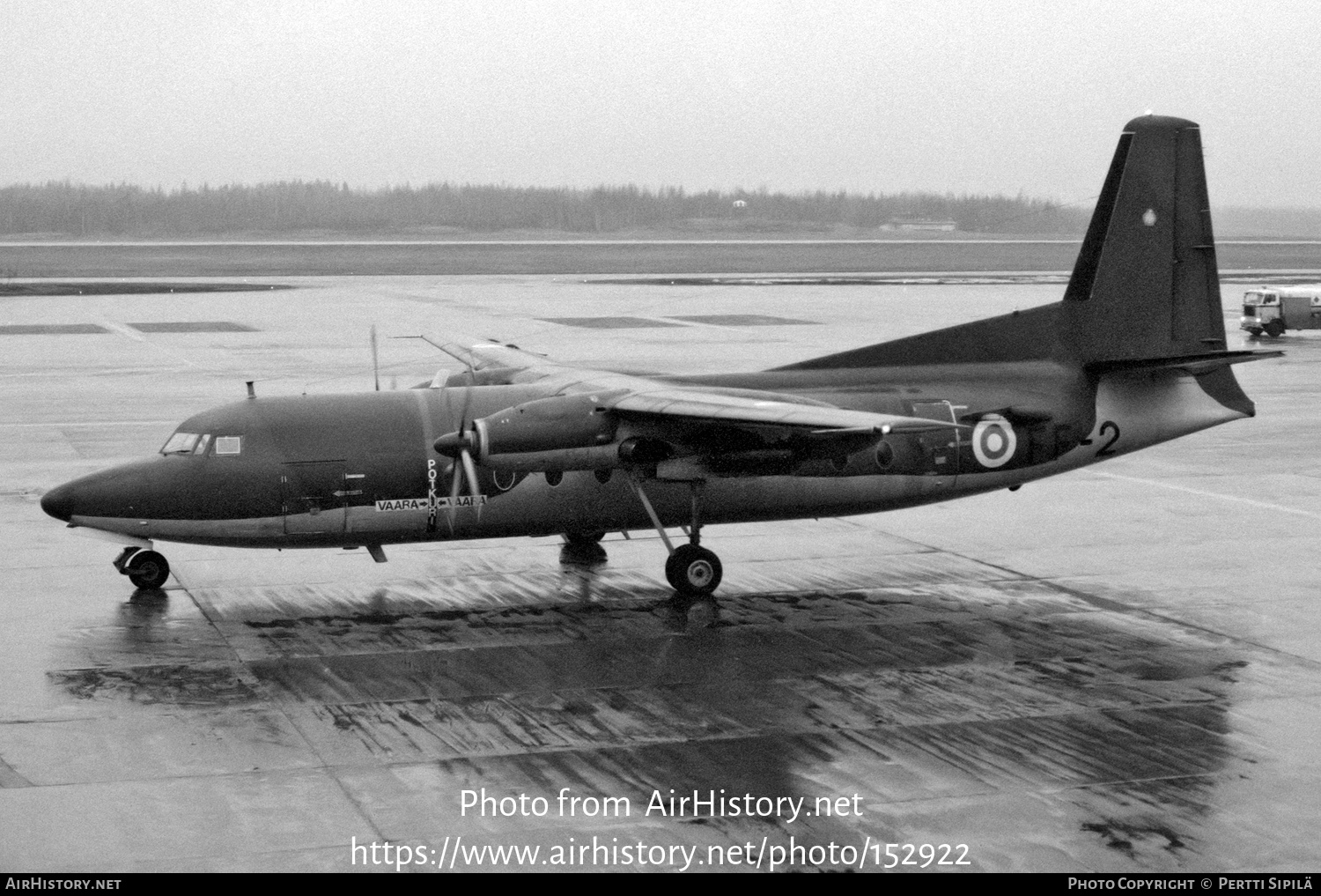 Aircraft Photo of FF-2 | Fokker F27-100 Friendship | Finland - Air Force | AirHistory.net #152922