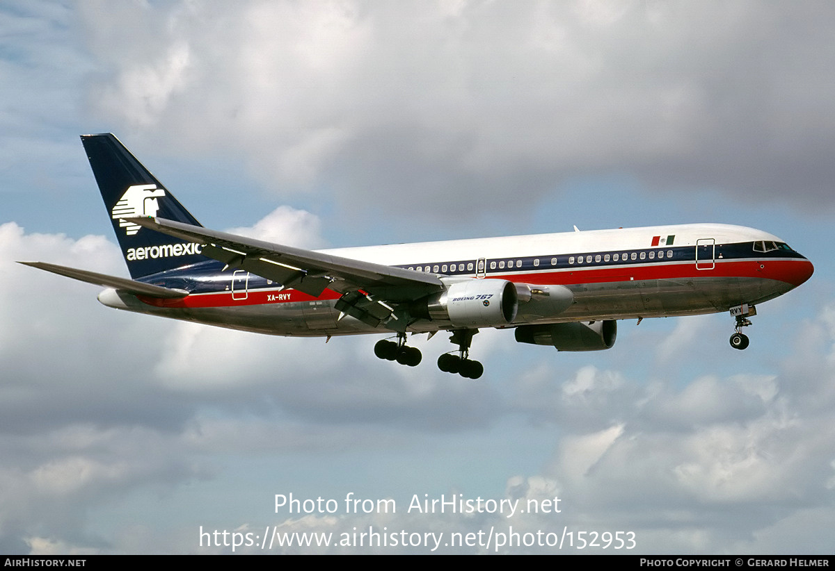 Aircraft Photo of XA-RVY | Boeing 767-284/ER | AeroMéxico | AirHistory.net #152953