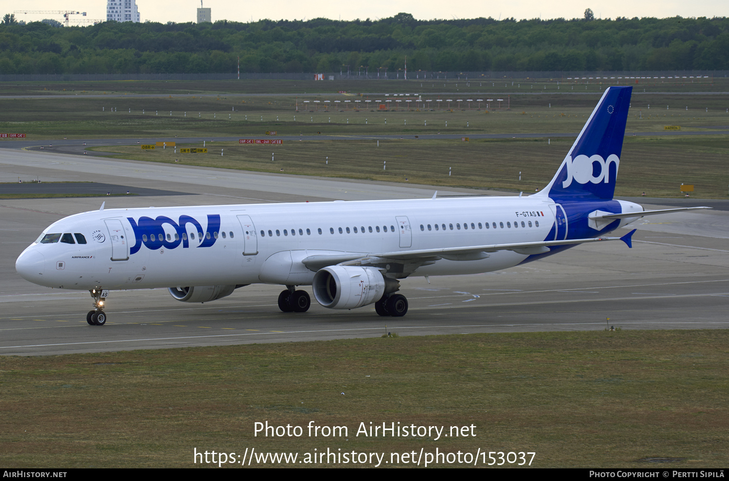 Aircraft Photo of F-GTAS | Airbus A321-212 | Joon | AirHistory.net #153037