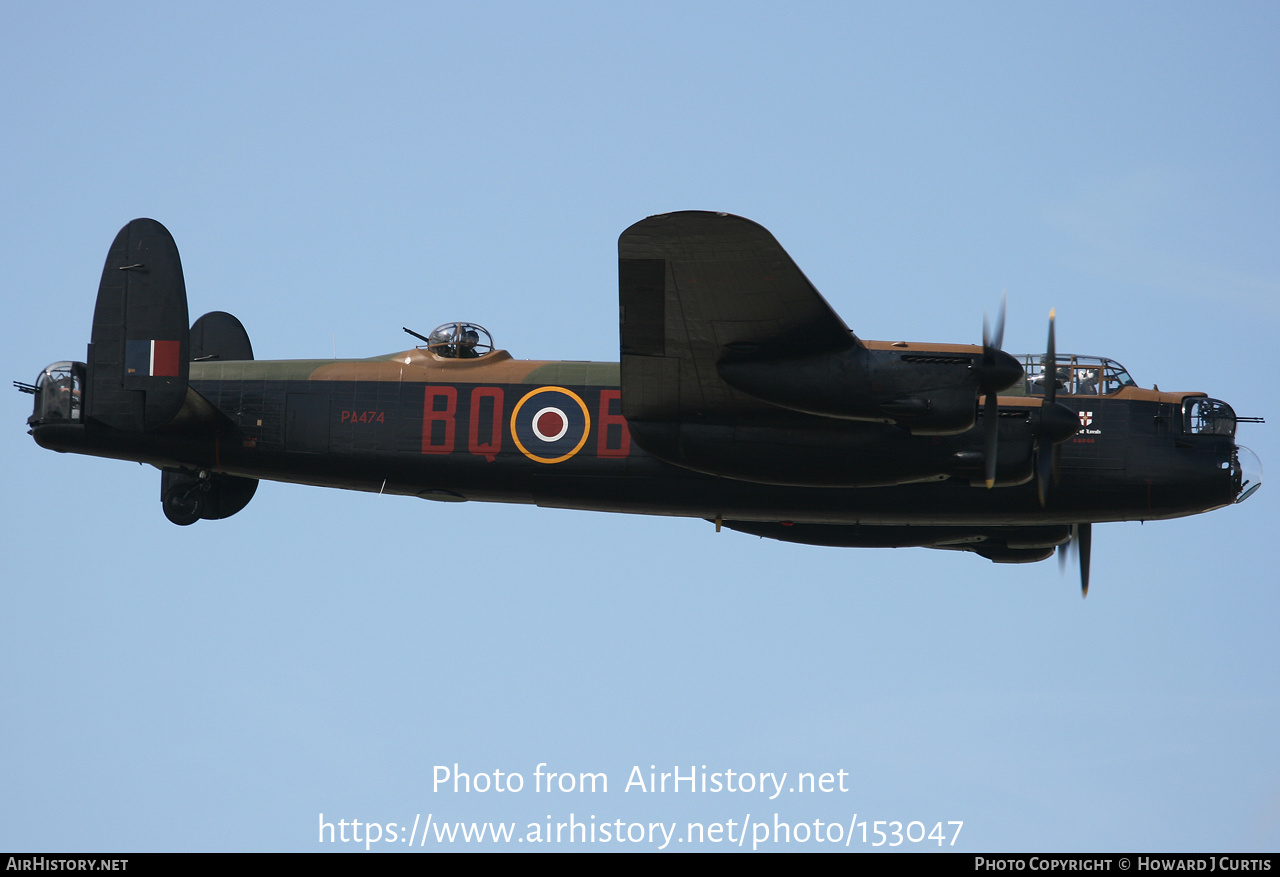 Aircraft Photo of PA474 | Avro 683 Lancaster B1 | UK - Air Force | AirHistory.net #153047