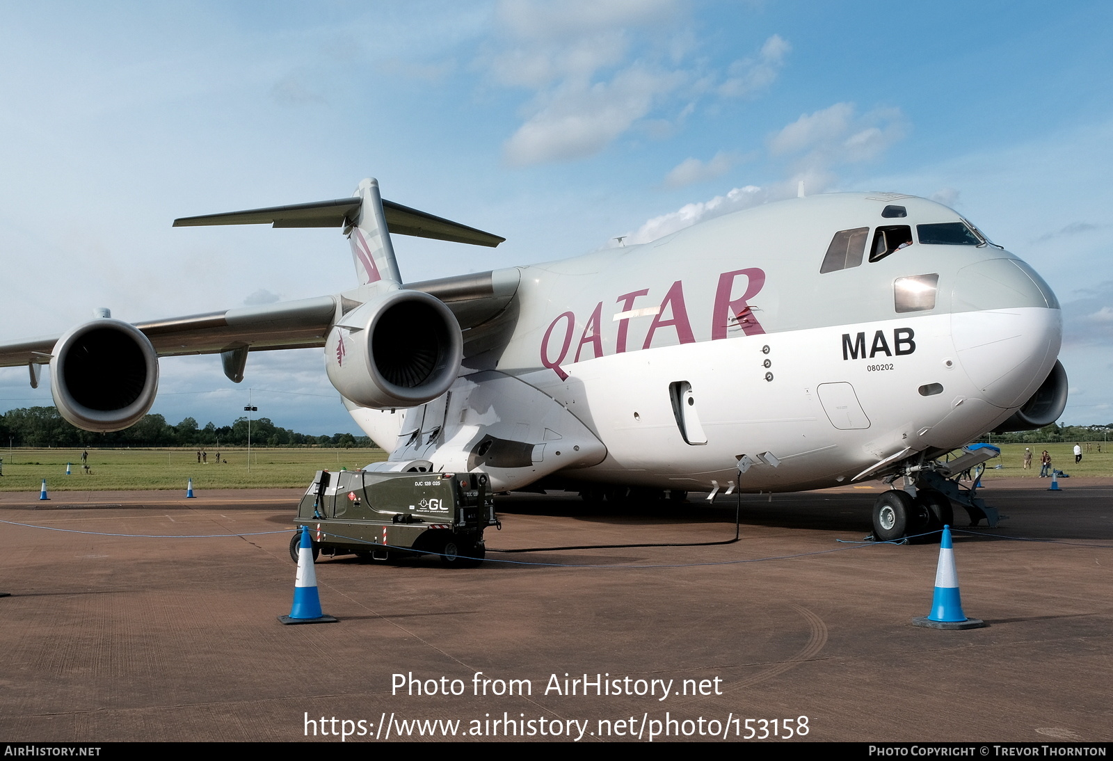 Aircraft Photo of A7-MAB / MAB | Boeing C-17A Globemaster III | Qatar - Air Force | AirHistory.net #153158