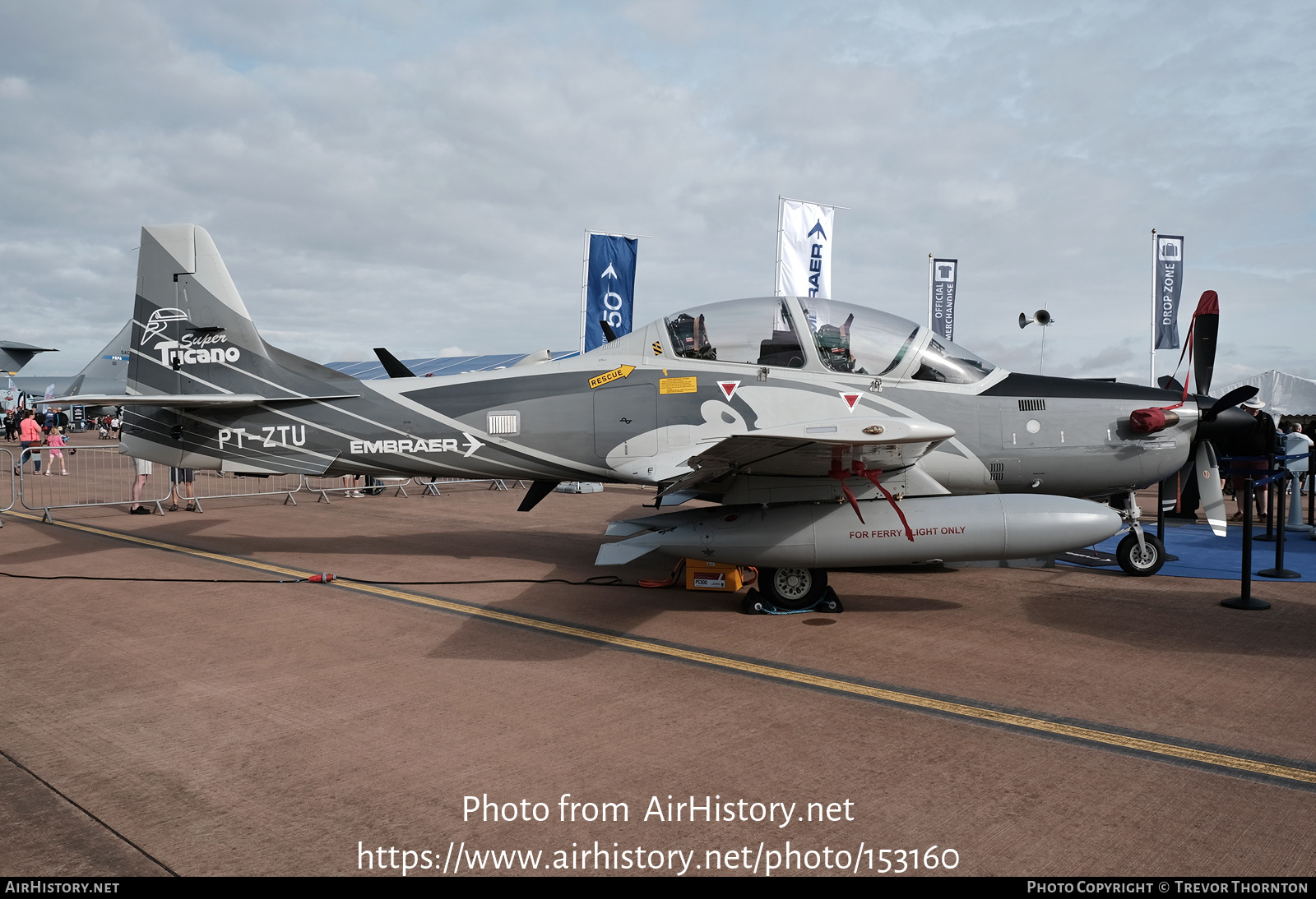 Aircraft Photo of PT-ZTU | Embraer EMB-314 Super Tucano | Embraer | AirHistory.net #153160