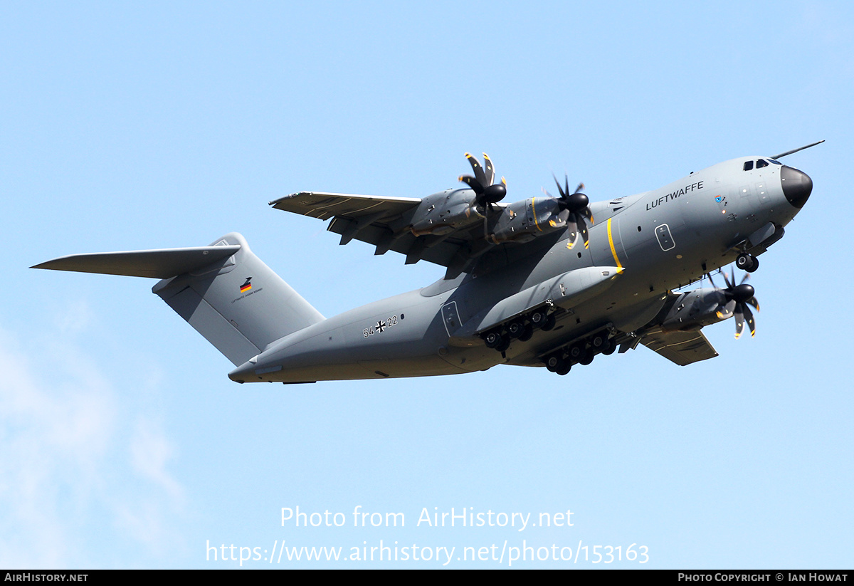 Aircraft Photo of 5422 | Airbus A400M Atlas | Germany - Air Force | AirHistory.net #153163